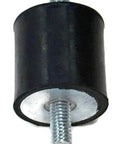 Two One Inch Rubber Vibration Mounts With M6 1.0 Fine Thread And Quarter Twenty-Eight Fine Thread For AEM Injen K And N Studs