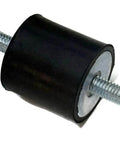 Two One Inch Rubber Vibration Mounts With M6 1.0 Fine Thread And Quarter Twenty-Eight Fine Thread For AEM Injen K And N Studs