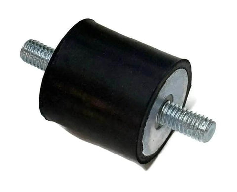 Two One Inch Rubber Vibration Mounts With M6 1.0 Fine Thread And Quarter Twenty-Eight Fine Thread For AEM Injen K And N Studs