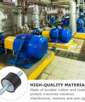 VV Type Rubber Cylindrical Vibration Isolators Mounts With Studs Anti Vibration Shock Absorber in industrial equipment setting