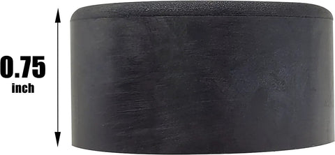Side view of Heavy Duty Anti Vibration Foot Pad Isolator Rubber Bumpers, measuring 0.75 inch height, for Air Compressors Generators.