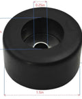 Heavy Duty Rubber Anti Vibration Foot Pad Isolators for Pressure Washers, Compressors, Generators, 1.5in Diameter, 0.75in Height