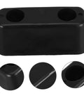 Rubber Vibration Isolation Pad For Washing Machines And Generators Heavy Duty Anti Vibration Pad, black with multiple close-up views