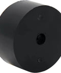 Front view of a single heavy-duty rubber isolator bumper from 4 Pack Anti Vibration Foot Pads 192310GS for machinery.