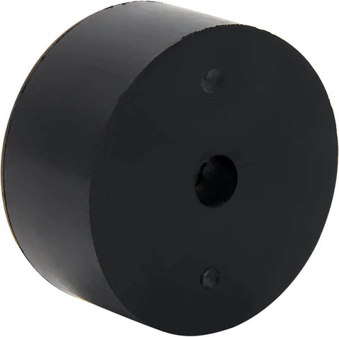 Front view of a single heavy-duty rubber isolator bumper from 4 Pack Anti Vibration Foot Pads 192310GS for machinery.