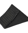 Beefy Rubber Wheel Chock For Cars Trailers RVs And Utility Vehicles With Reinforced Grip Weather And Chemical Resistant 5x6x5 Inch Tire Stopper For Secure Parking And Service Bays Buyers Products WC1467A