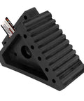 All Weather Solid Rubber Wheel Chock With Oil Resistant Traction Pad for cars, travel trailers, RVs, trucks, and ATVs