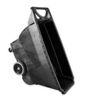 Side view of Heavy Duty Tilt Dump Truck Cart For 450 Lb Loads With Wheels Ideal For Trash And Recycling In Construction And Industrial Environments Rubbermaid Commercial Tilt Dump Truck Half Cubic Yard Capacity Through Doors Elevators.