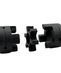 Rugged Flexible L Jaw Coupling Set For Wood Splitters Built To Last Half Inch To One Inch Bore Three Piece L075 Cast Iron HT250 Coupler Kit
