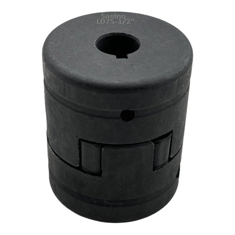 Rugged Flexible L Jaw Coupling Set For Wood Splitters Built To Last Half Inch To One Inch Bore Three Piece L075 Cast Iron HT250 Coupler Kit