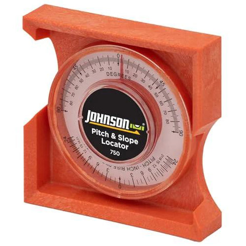 Rugged Pitch and Slope Locator with 0-90 degree scale, inch-per-foot measurement, durable high-impact body for precise readings