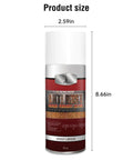 Single can of Rust Proof Lubricant Spray For Quiet Door Hinges Windows And Garage Doors, 8.66 inches tall, focus on label size.