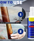 Anti Rust Remover And Lubricant Spray Set For Metal Surfaces Three Pack Fast Acting Rust Removal demonstration and usage steps