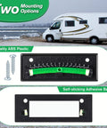 4 Pack RV Level Bubble With Graduated Scale For Precision Leveling, Easy Stick On Leveling System For RV, Camper, Trailer And Caravan, High Visibility Black Bubble Levels For Accurate Readings
