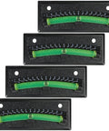RV Level Bubble Four Piece Set With High Visibility Green Liquid And Minus Seven To Plus Seven Degree Graduated Scale Never Fades Under Sun