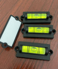 4-Piece RV Bubble Spirit Level Set With Mounting Holes For RV Camper Travel Trailer Truck And Motorhome, Easy Install Leveling Tool