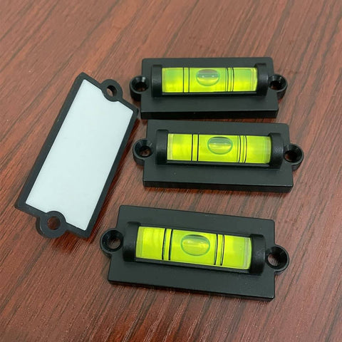 4-Piece RV Bubble Spirit Level Set With Mounting Holes For RV Camper Travel Trailer Truck And Motorhome, Easy Install Leveling Tool