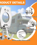 Effortless, durable RV water heater door latch kit delivers secure twist cam locking for campers and travel trailers.