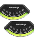 Two Pack RV Level Gauge Set For Camper And Trailer Inclinometer Bubble With Brass Ball In Dampened Fluid For Accurate Readings