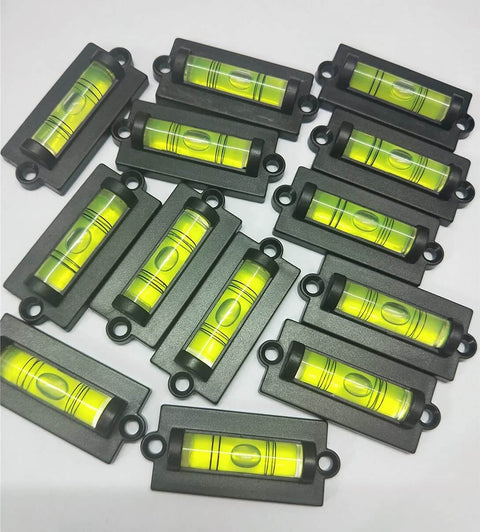 4 Pack RV Levelers With Screws Bubble Spirit Level For Travel Trailer Motorhome Camping Compact 60mm Long Levelers