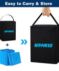 Heavy Duty RV Leveling Blocks 12 Pack With Storage Bag Stackable Interlocking Blocks for Single and Dual Wheels Kohree