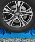 Heavy Duty RV Leveling Blocks 12 Pack With Storage Bag Stackable Interlocking Blocks for Single Wheel on gravel