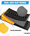 RV Leveling Blocks 2 Pack For Travel Trailers And Motorhomes By Nilight Dual Axles High Density Polyethylene Heavy Duty