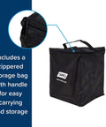 Interlocking RV Leveling Blocks With Storage Bag For Easy Camping Setup And Precise Stacking, Ten Pack storage bag with handle