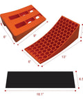Dimensions of 2 Pack RV Leveling Ramps Kit With Anti Slip Camper Levelers For Soft And Uneven Terrain By SecurityMan