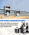 RV Schwintek Bearing Block Kit For In Wall Slide Outs with aluminum blocks and inspection text