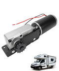 RV Slide Out Motor Gearbox Assembly For BAL AccuSlide Cable System High Torque 12V 12 RPM Replacement Fits Keystone Bullet Passport
