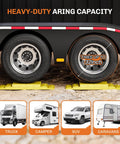 Interlocking RV Leveling Blocks 12 Pack For Single And Dual Wheels Heavy Duty Camper Levelers under vehicle tires