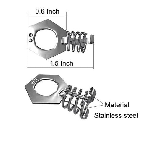 2 Pack RV Water Heater Door Cam Lock Latch Twist Cam Lock With Stainless Steel Construction with measurements