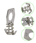 Close-up of 2 Pack RV Water Heater Latch Twist Cam Lock Replacement Parts For Camper RV Water Heaters, Door Latch Assembly, And Gas Bottle Cover