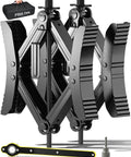 Heavy Duty RV Wheel Chocks Stabilizers With X Shaped Design For Travel Trailers And Campers 2 Pack Fits 3.5 To 12 Inch Wheel Gaps Safety And Stability Paulinn