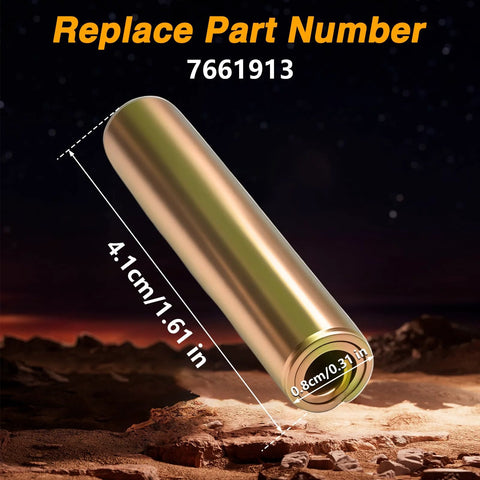 Upgrade Your Polaris RZR Driveshaft With Premium 65 Manganese Steel Spring Pin Roll Pin Ace, Replaces 7661913, Size Dimensions