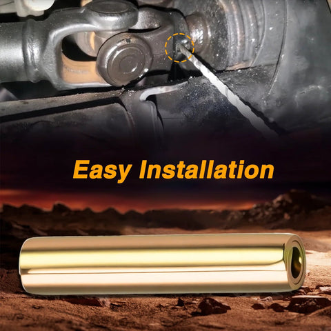 Upgrade Your Polaris RZR Driveshaft With Premium 65 Manganese Steel Spring Pin, shown installed, zinc plated for strength