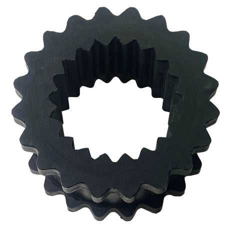 6JE Coupling Sleeve Elastomer 6J for S-Flex Sure Flex Gear Sleeve Solid Design, 3.75'' OD, black rubber material