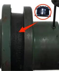Solid Design S-Flex Sure Flex Coupling Sleeve Elastomer For Industrial Machinery, 5.06 Inch OD, side view installation