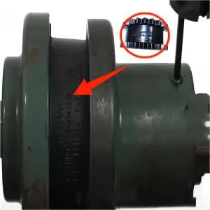 Solid Design S-Flex Sure Flex Coupling Sleeve Elastomer For Industrial Machinery, 5.06 Inch OD, side view installation