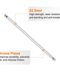 Long Magnetic Ball End Hex Screwdriver Bit Set Two Piece 6mm Hex With One Fourth Inch Shank And 200mm Length Ball Head Magnetic Bits Made From S2 Tool Steel Metric Screwdriver Bits for durability and precision.