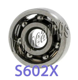S602X Bearing Stainless Steel Open 2.5 x 8 x 2.8 - VXB Ball Bearings