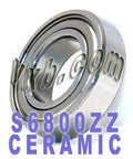 S6800ZZ Bearing Ceramic Stainless Steel Shielded 10x19x5 - VXB Ball Bearings