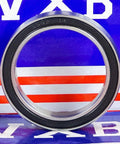S6807-2RS Hybrid Ceramic Ball Bearing 35x47x7mm front view showcasing stainless steel and ceramic materials.