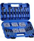 SAE Thread Repair Kit For Auto Repair 172 Piece Set With HSS Drill Bits Taps 150 Wire Thread Inserts And 10 Installation Tools