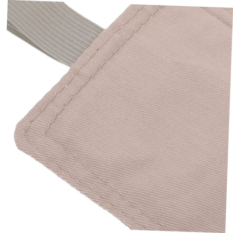 Close-up view of a Three Piece Safety Door Stopper Set with elastic straps, showing the cushioned fabric for preventing slamming.