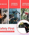 90 Degree Right Angle Lifting Pulley System For Material Handling And Construction, Heavy Duty Alloy Steel, Dual Hooks