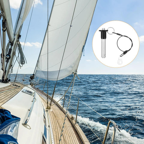Sailboat with Two Pack Quick Release Pins Half Inch Diameter By One Point Six Inch Length Ball Locking Pins inset image.