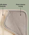 Nylon Puffy Zipping Laptop Sleeve 9.75 By 13 Inches Fits Most Screens Up To 14 Inches with plush lining and scratch-free exterior