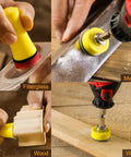 1 Inch Hook And Loop Sanding Discs Wet Dry 180 Pcs Grits 60 To 10000 Backing Pad on fiberglass, metal, and wood